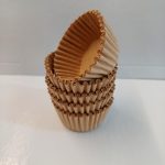 Molde para mini cupcakes KRAFT, paquete de 5 x 2,5 x 3,5 cm.