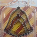 Cortador de campanas de Navidad 3 piezas.