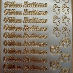 Etiqueta Mi Bautismo Plata / Oro