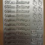 Etiqueta mi Bautismo Plata