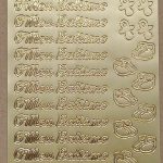 Etiqueta mi bautismo de oro