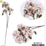 Tallo de hortensia C/3 82cm