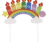 Velas de feliz cumpleaños de 16 cm