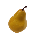 Fruta de pera decorativa +/- 8cm