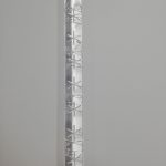 Rodillo marcador acrílico de copos de nieve de 29 x 2 pulgadas