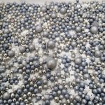 Mezcla de confeti plateado 80 gr