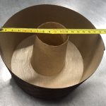 Molde de papel para hornear con pico M/159/84 17x