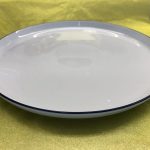 Plato Costa Verde con borde azul Nor de 22 cm