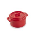 Mini Cacerola con Tapa Roja 10x5cm