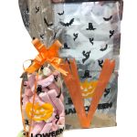 Bolsa de celofán transparente para Halloween, 20 x 40 cm, 4 unidades