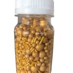 Mezcla de confeti de bolas doradas de 80 g