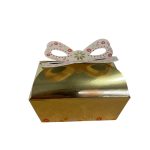 Caja Metálica Dorada Mariposa 110x75mm