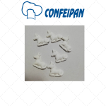 Unicornio de resina sentado de 3 cm, juego de 6