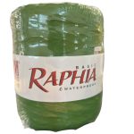 Rollo de rafia verde 200m