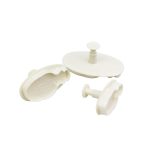 Cortador de muñeco de nieve con expulsor, juego de 2