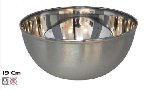 Miami Vidrio de acero inoxidable Ø 21x11cm