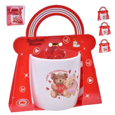 Taza de recuerdo de San Valentín 7.2x7.2cm