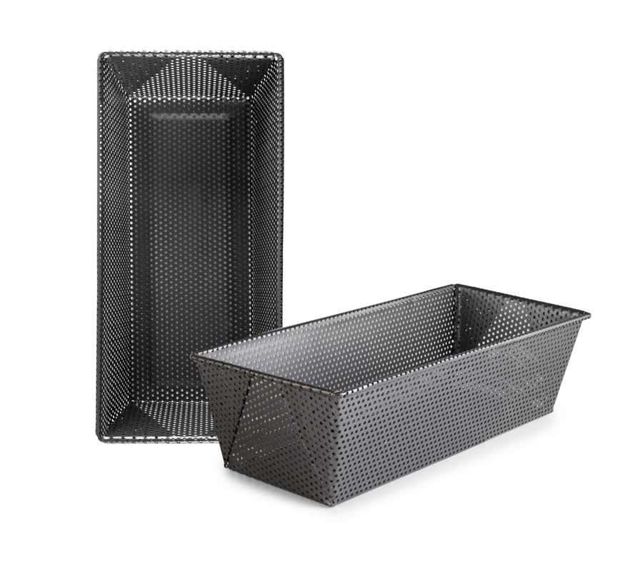 Molde de pastel inglés perforado 25x11x7.5cm