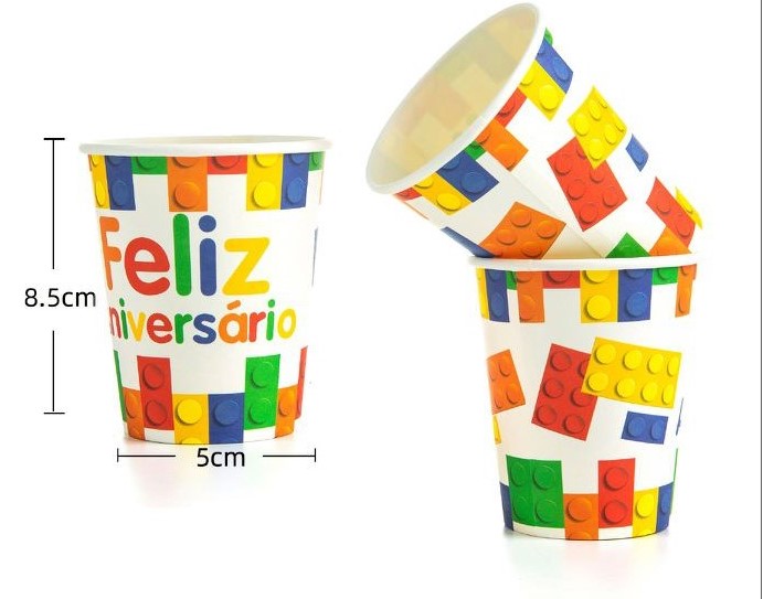 Tazas de Feliz Cumpleaños 250ml emb.6
