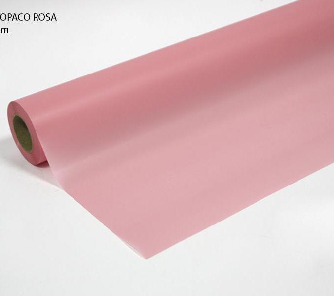 Celofán opaco rosa 80cmx50mt